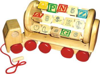 Đồ chơi ô tô chở chữ và số